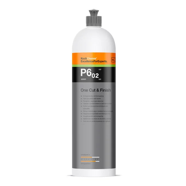 Koch Chemie One Cut & Finish P6.02 – Polish abrasif et haute brillance | 250ml / 1L