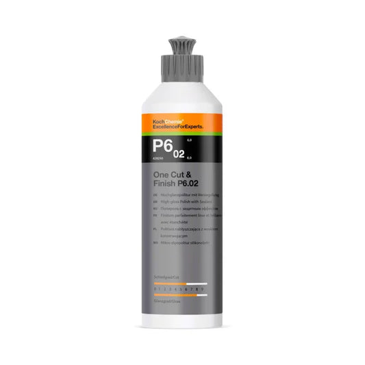 Koch Chemie One Cut & Finish P6.02 – Polish abrasif et haute brillance | 250ml / 1L