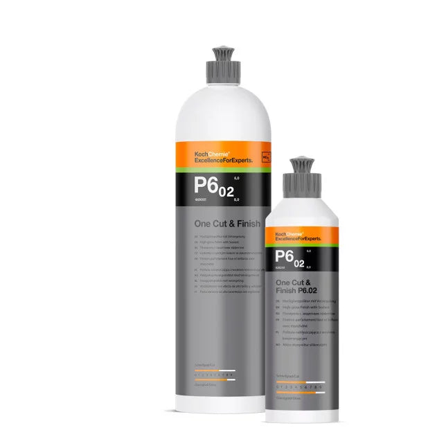 Koch Chemie One Cut & Finish P6.02 – Polish abrasif et haute brillance | 250ml / 1L