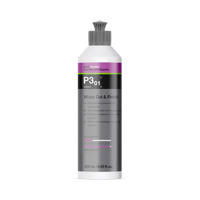 Koch Chemie P3.01 Micro Cut & Finish – Polish de précision pour correction et protection | 250ml / 1L